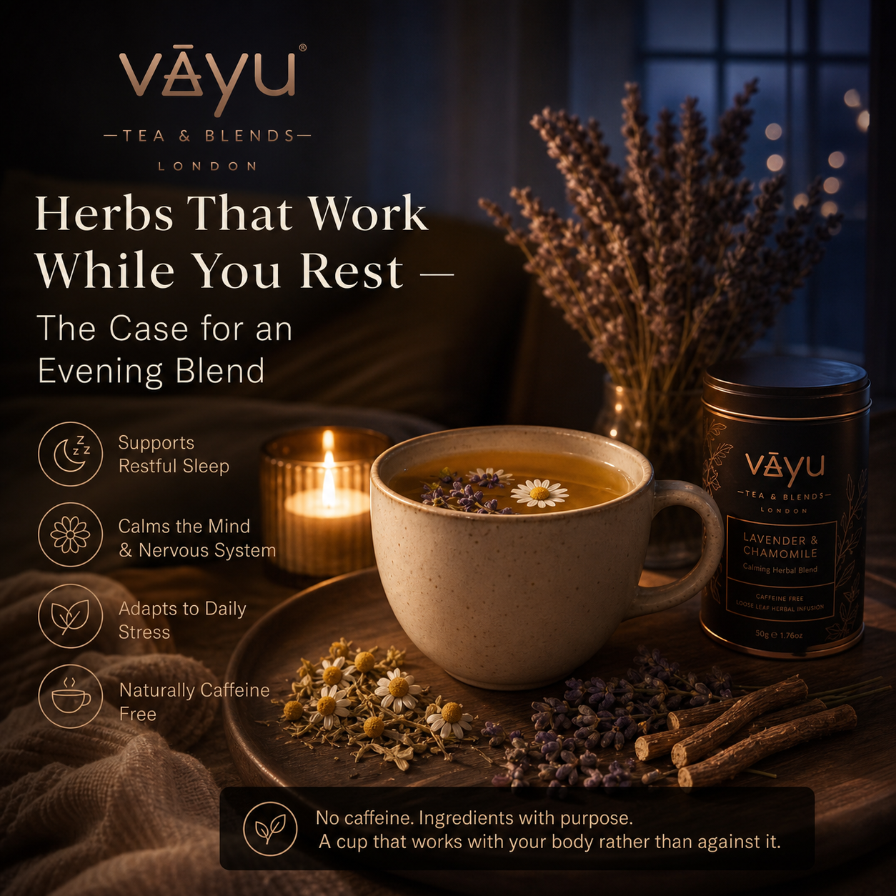 Herbs That Work While You Rest — The Case for an Evening Blend