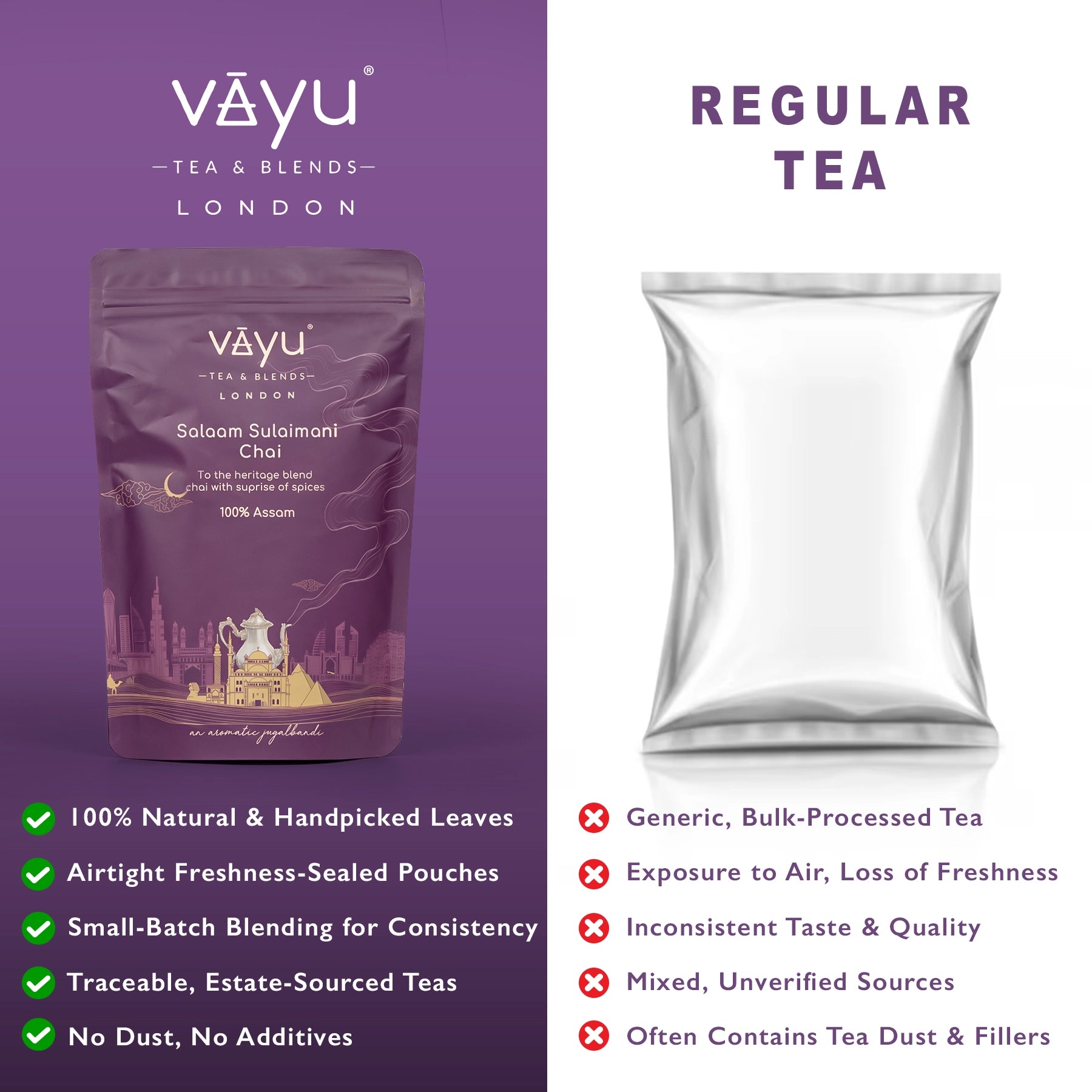 Salaam Sulaimani Chai (Cardamom, Clove, Liquorice & Rose)