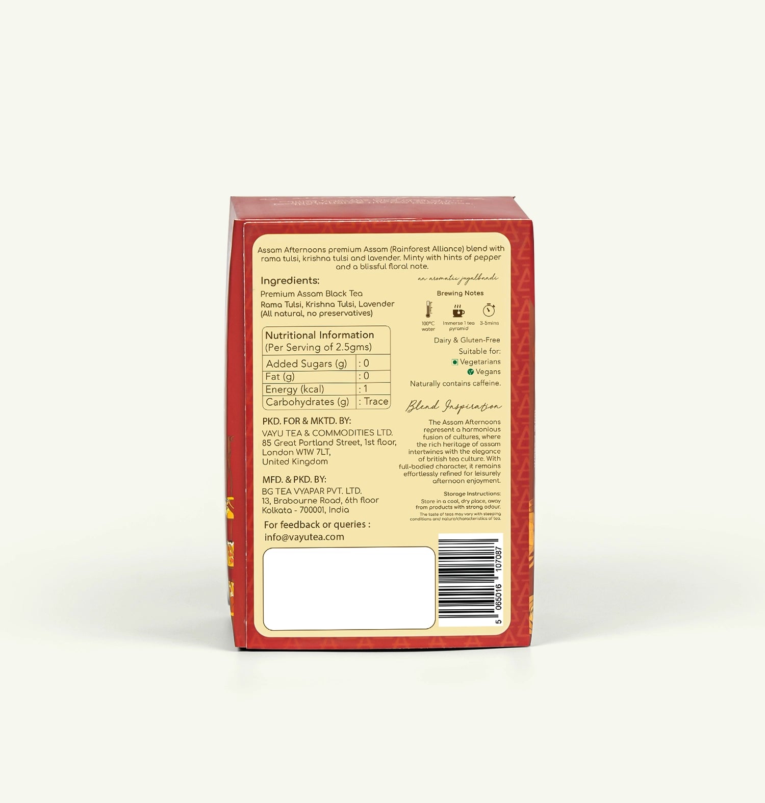 Assam Afternoons (Krishna Tulsi, Rama Tulsi & Lavender)