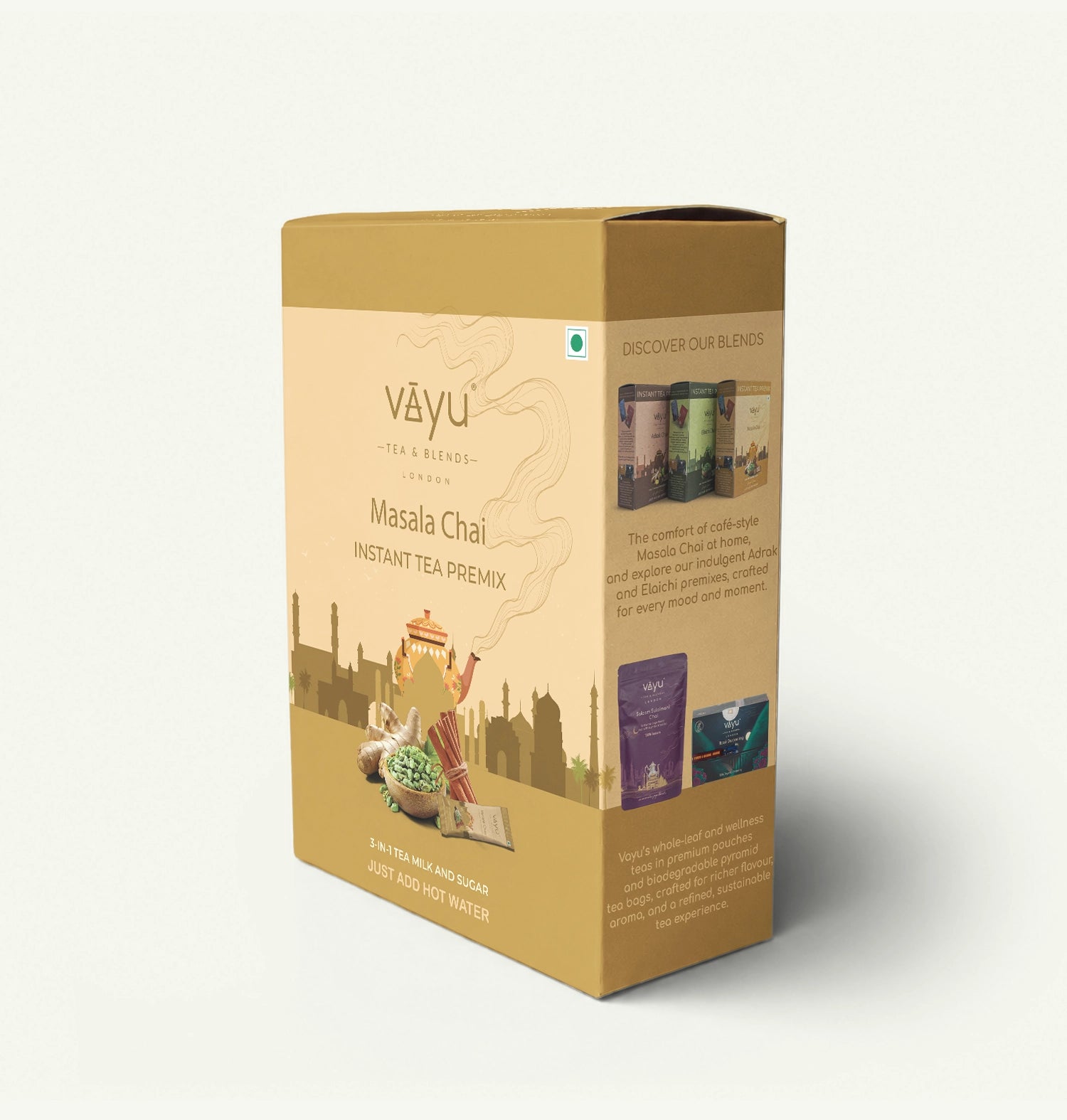 Masala Chai Tea Premix (10 Sachets/Box)