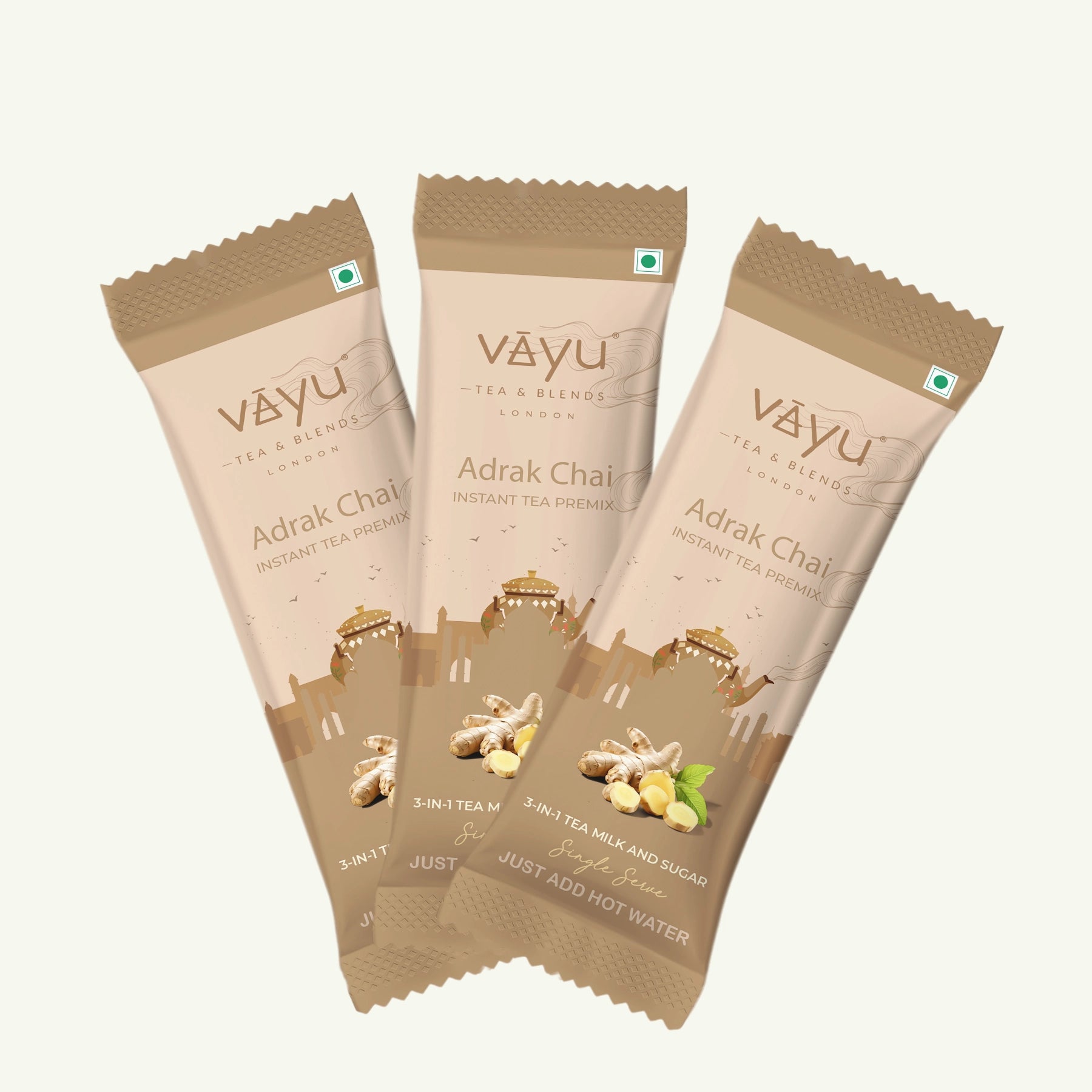Adrak Chai Tea Premix (10 Sachets Per Box)