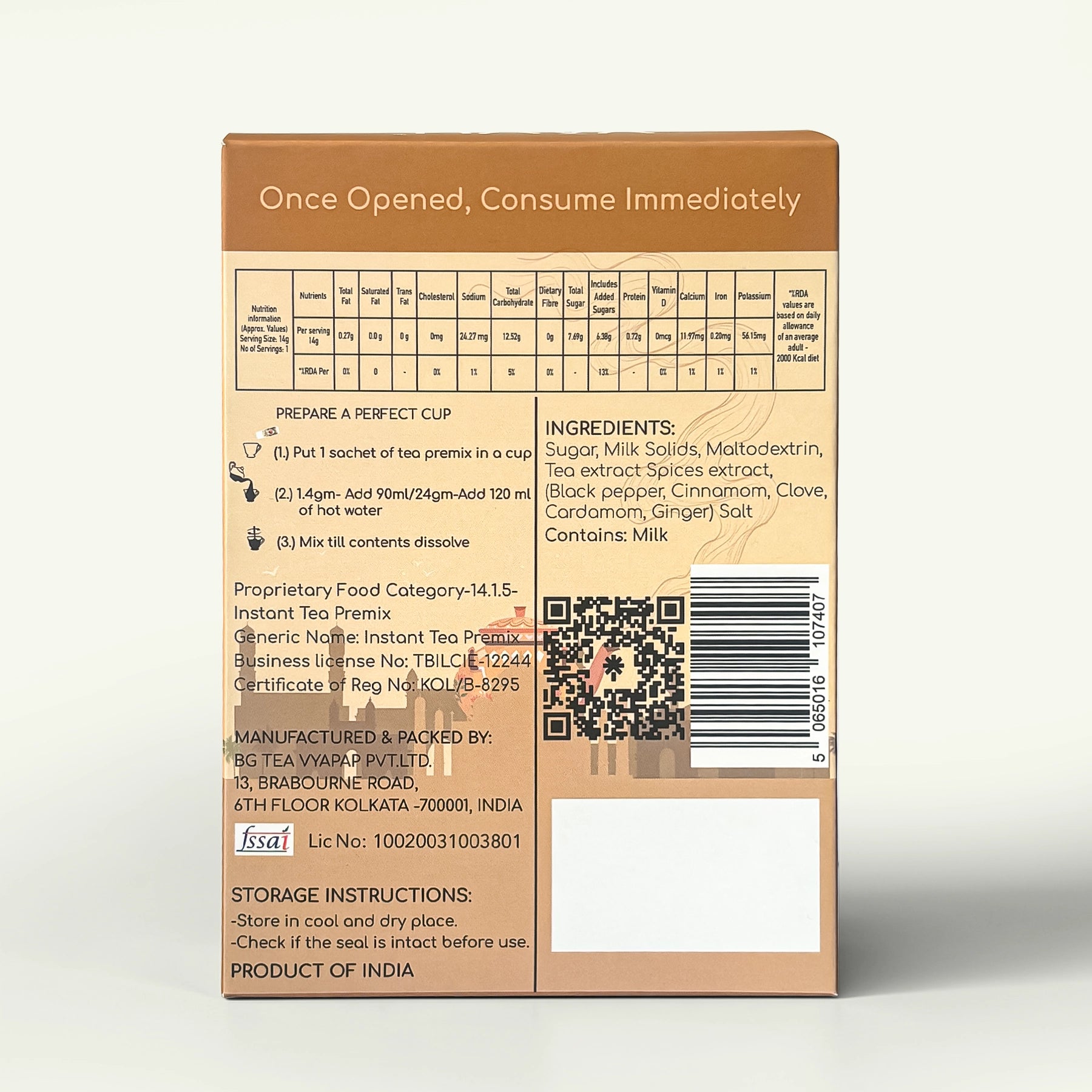 Masala Chai (Tea Premix)