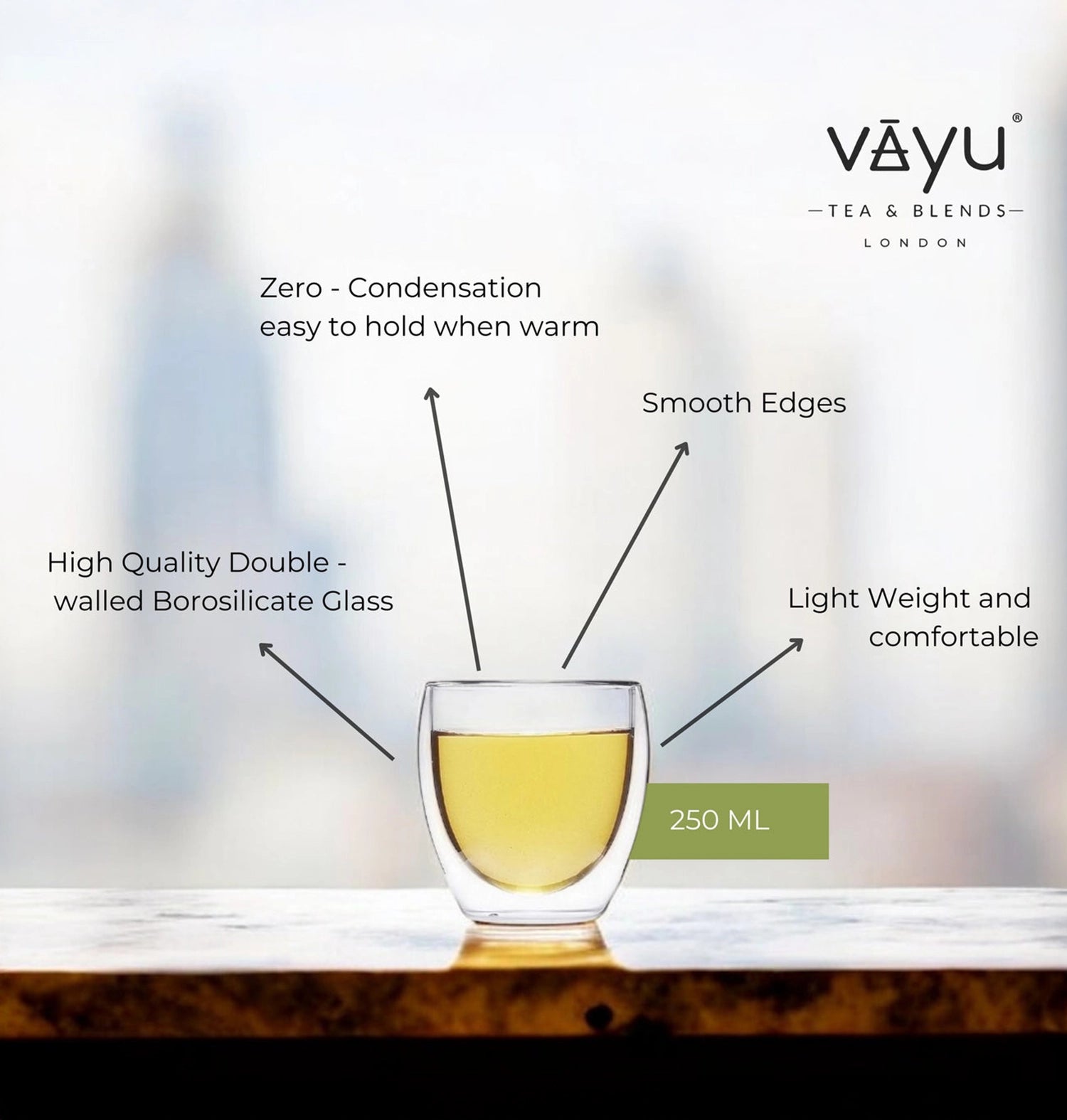 Vayu AuraBrew Glass