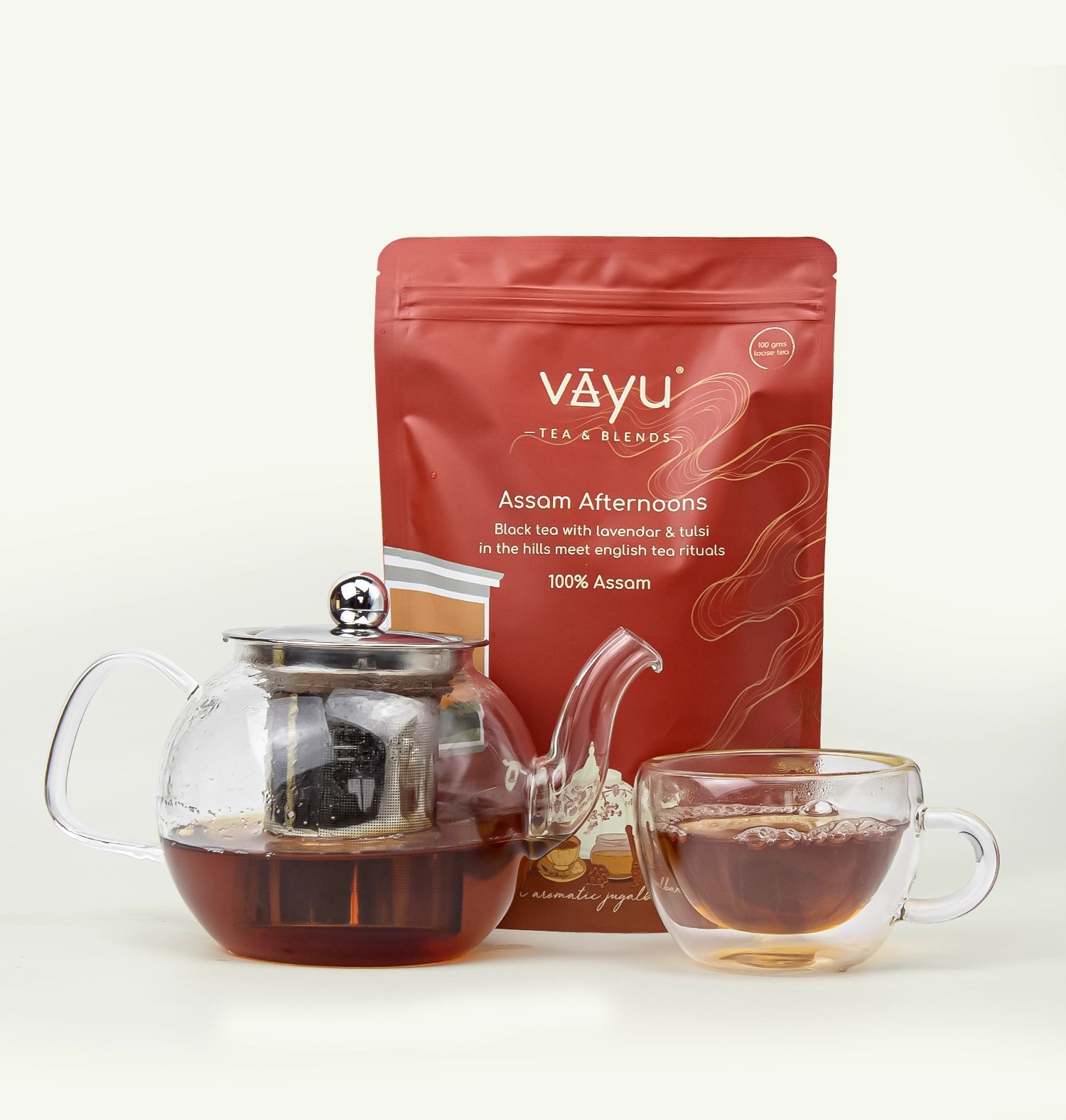 Vayu Duo Wall Teacup (2 cups)