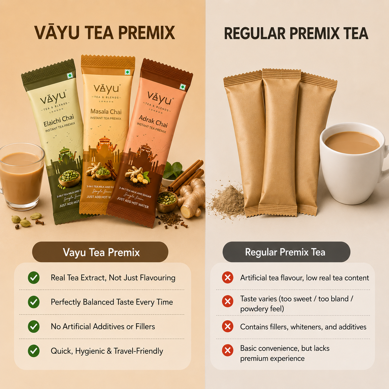 Trio Pack Tea Premix 30 Sachets