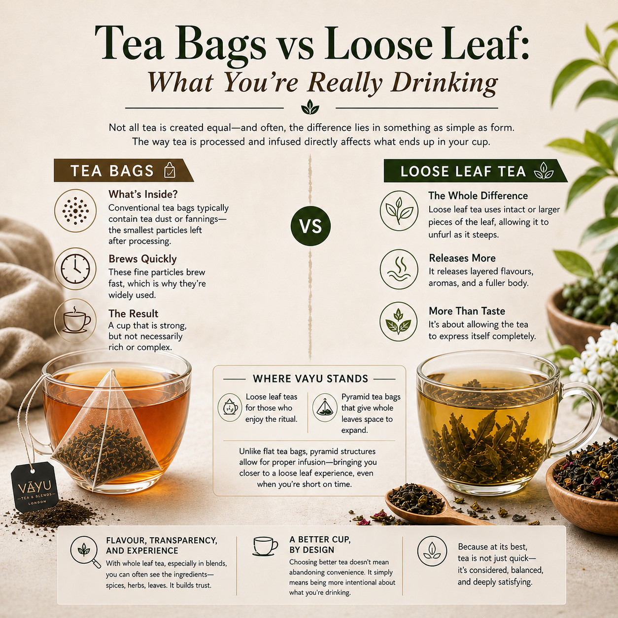 Tea Bags vs Loose Leaf: What You’re Really Drinking