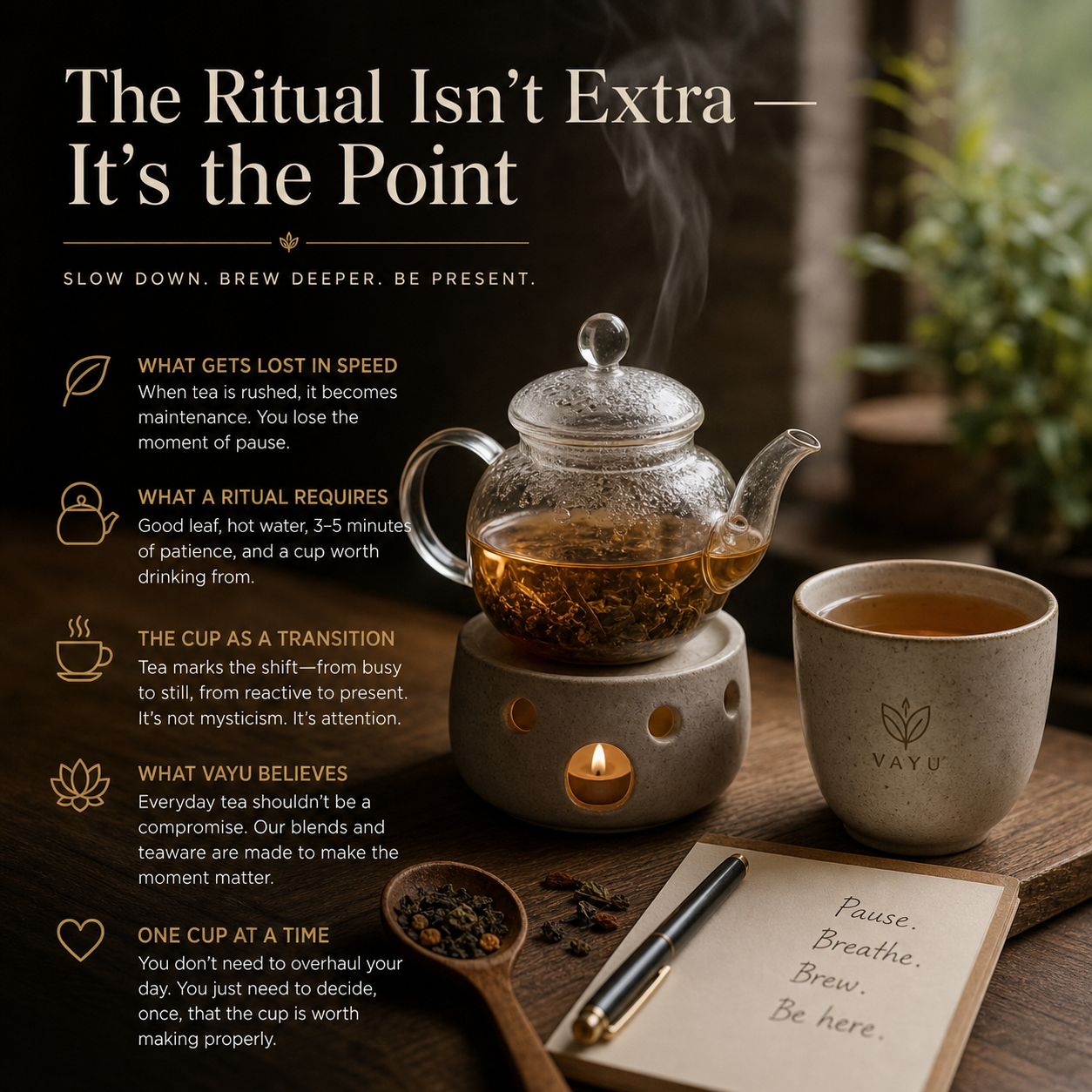 The Ritual Isn't Extra — It's the Point