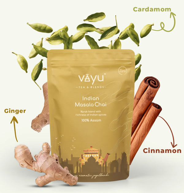 Indian Masala Chai (Cardamom, Cinnamon & Ginger) Loose Tea