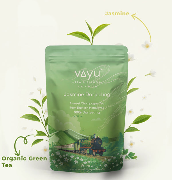 Jasmine Darjeeling (Organic Green Tea with Jasmine) Loose Tea
