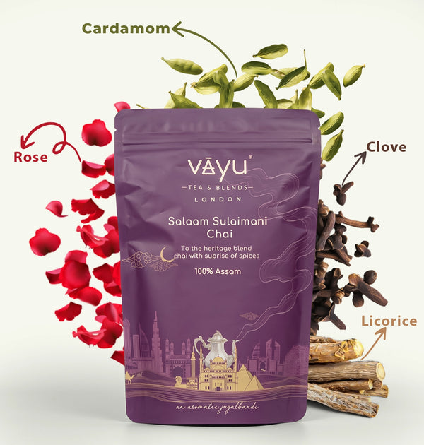 Salaam Sulaimani Chai (Cardamom, Clove, Liquorice & Rose) Loose Tea