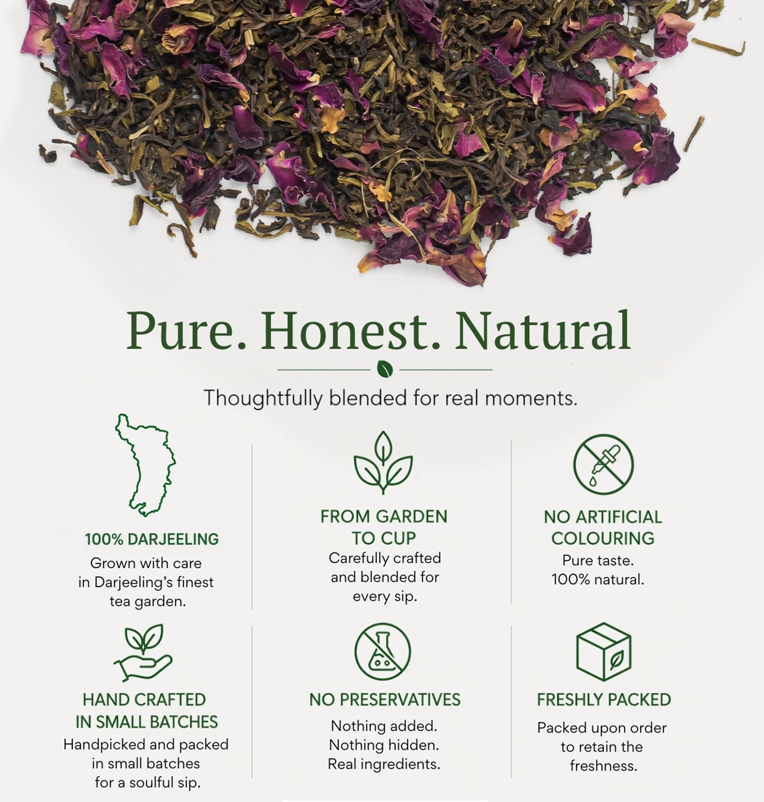 Rosé Darjeeling (Organic Green Tea with Rose)
