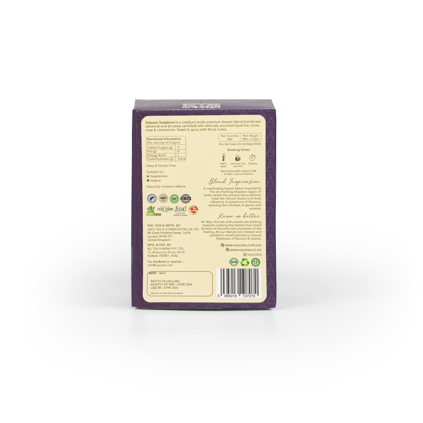 Salaam Sulaimani (20 Tea Bags)