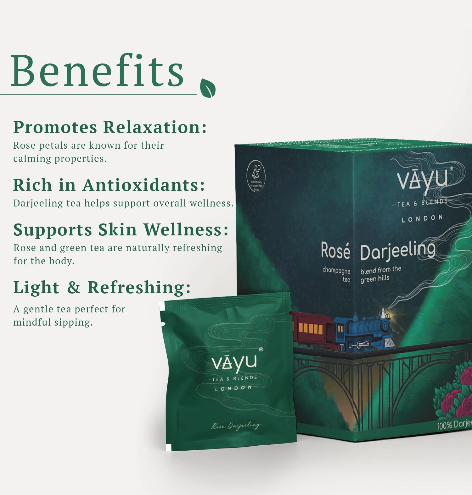 Rosé Darjeeling (Organic Green Tea with Rose)
