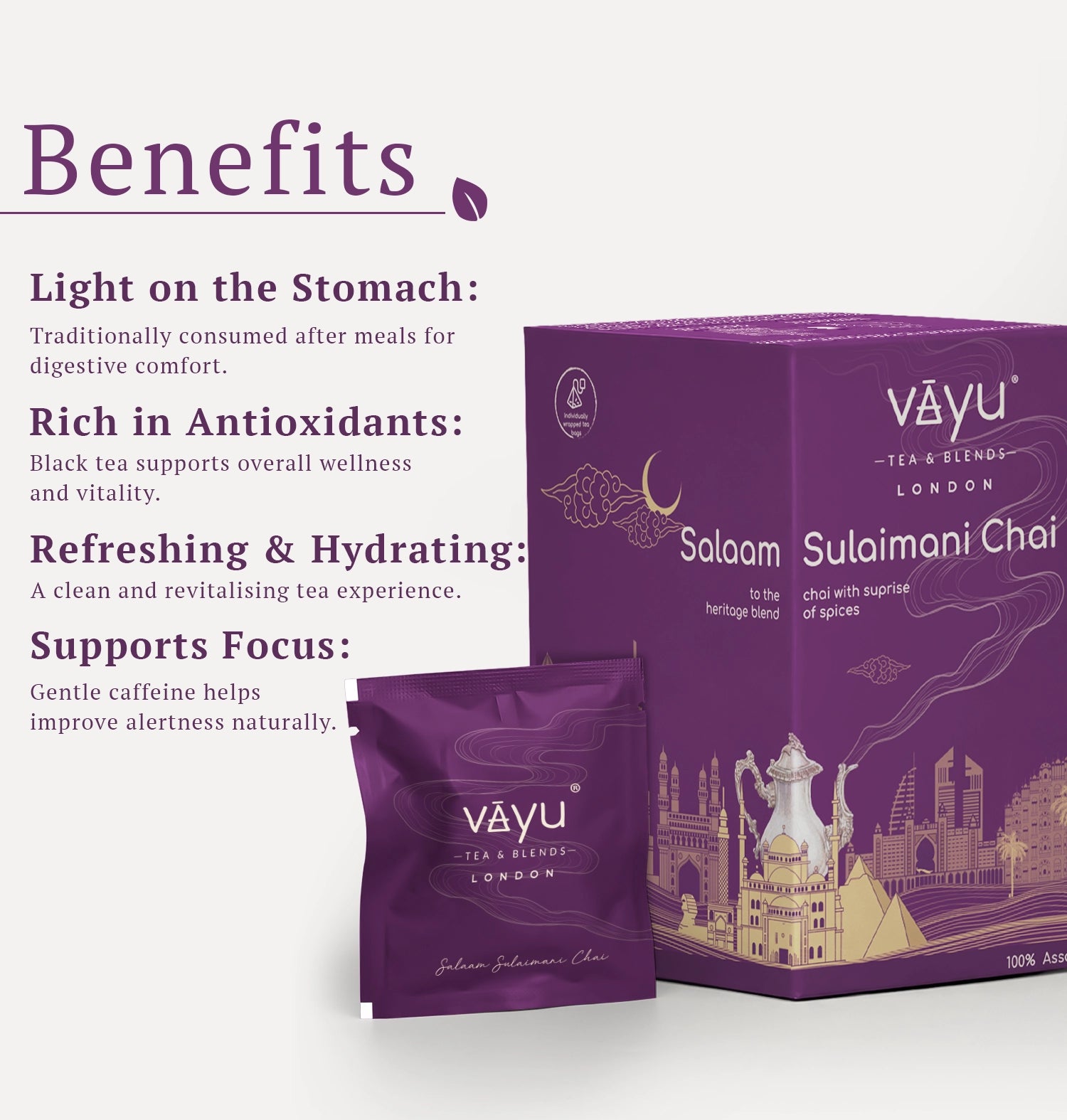 Salaam Sulaimani Chai (Cardamom, Clove, Liquorice & Rose)