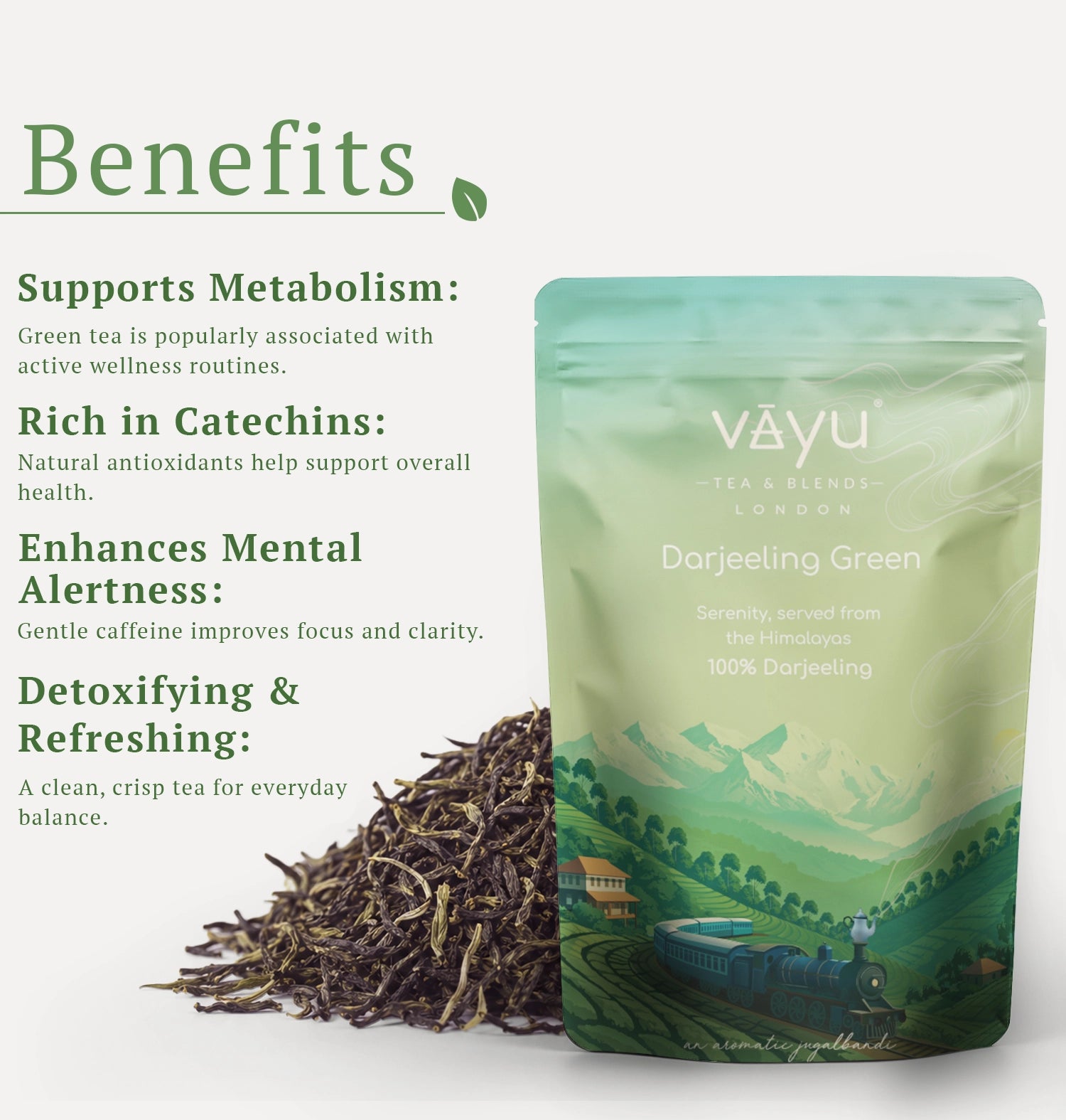 Darjeeling Green (Organic Green Tea)