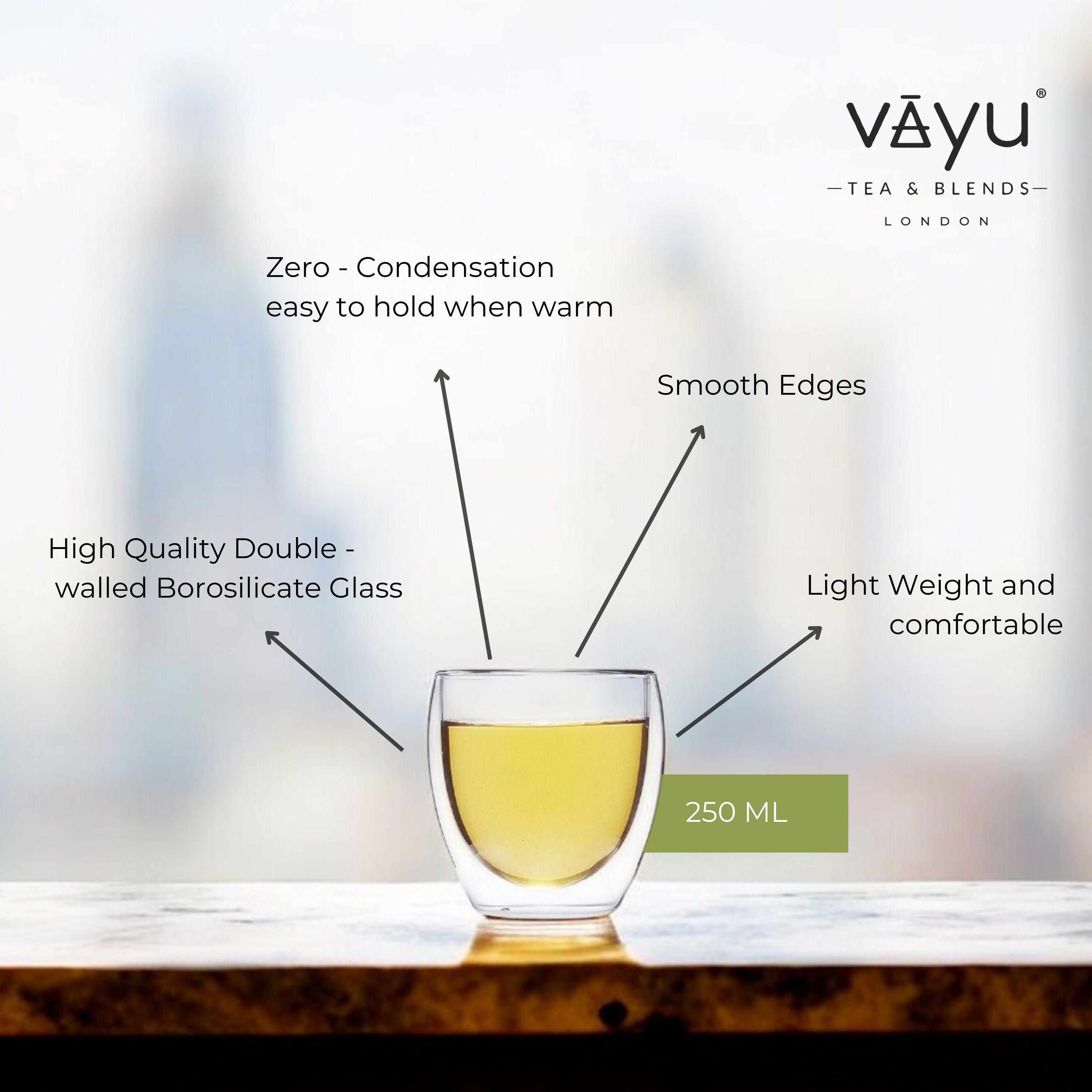 Vayu AuraBrew Glass