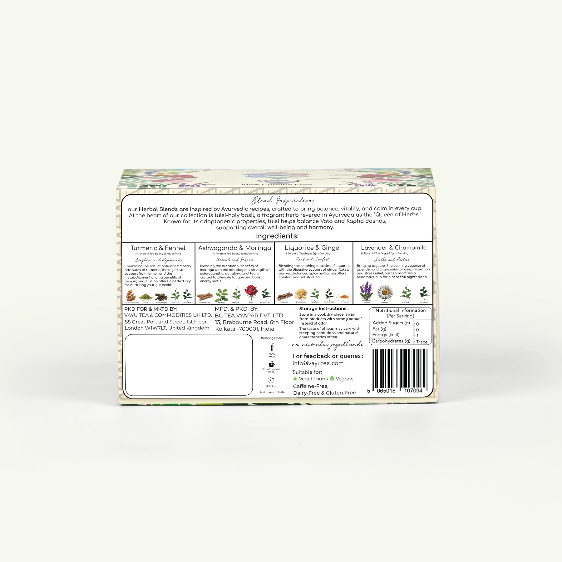 Assorted Herbal Tea (Tulsi Based)