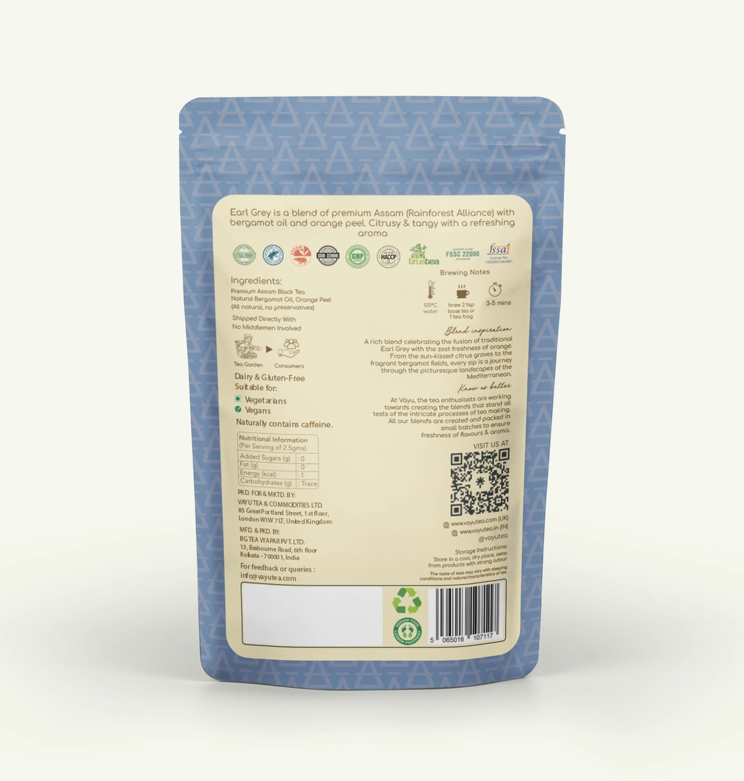 Earl Grey (Orange peel) Loose Tea