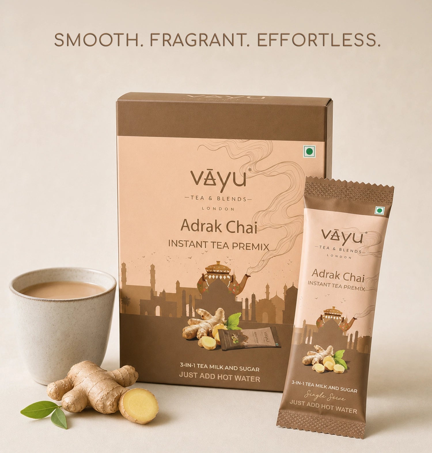 Adrak Chai Tea Premix (10 Sachets/Box)