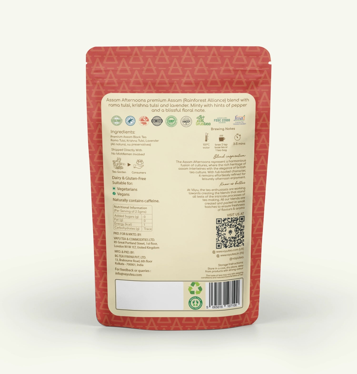 Assam Afternoons (Krishna Tulsi, Rama Tulsi & Lavender)