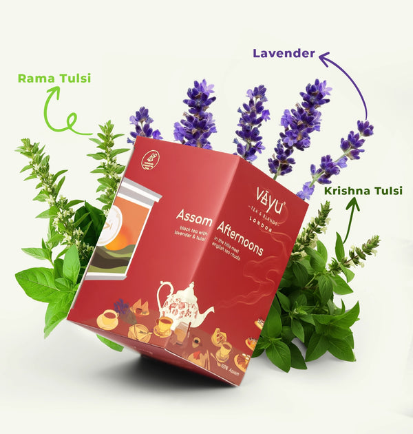 Assam Afternoons (Krishna Tulsi, Rama Tulsi & Lavender)