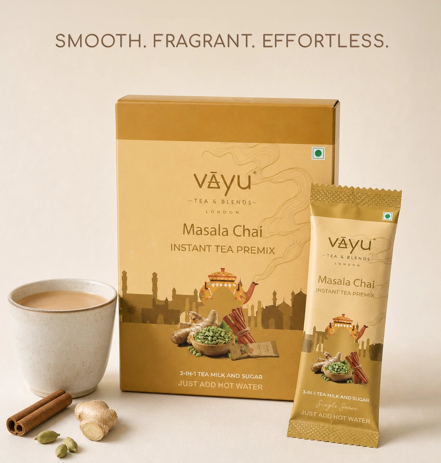 Masala Chai Tea Premix (10 Sachets/Box)