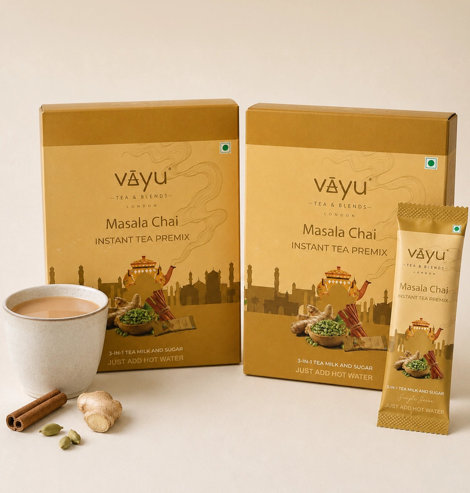 Masala Chai Tea Premix (10 Sachets/Box)