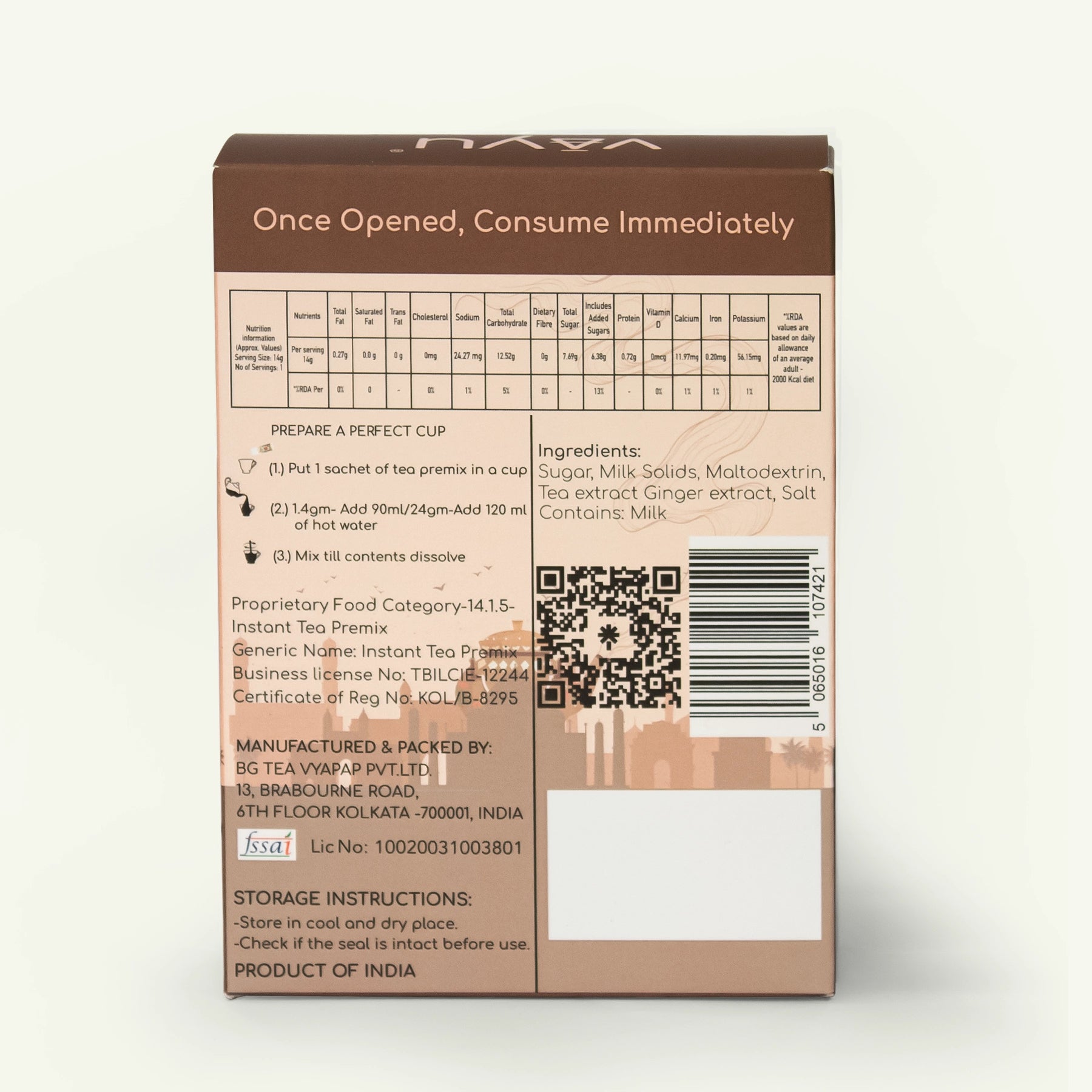 Adrak Chai (Tea Premix)