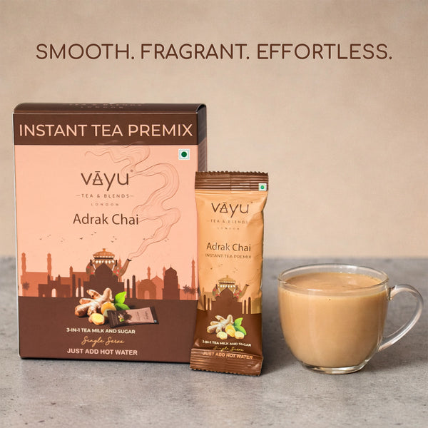 Adrak Chai Tea Premix (10 Sachets Per Box)