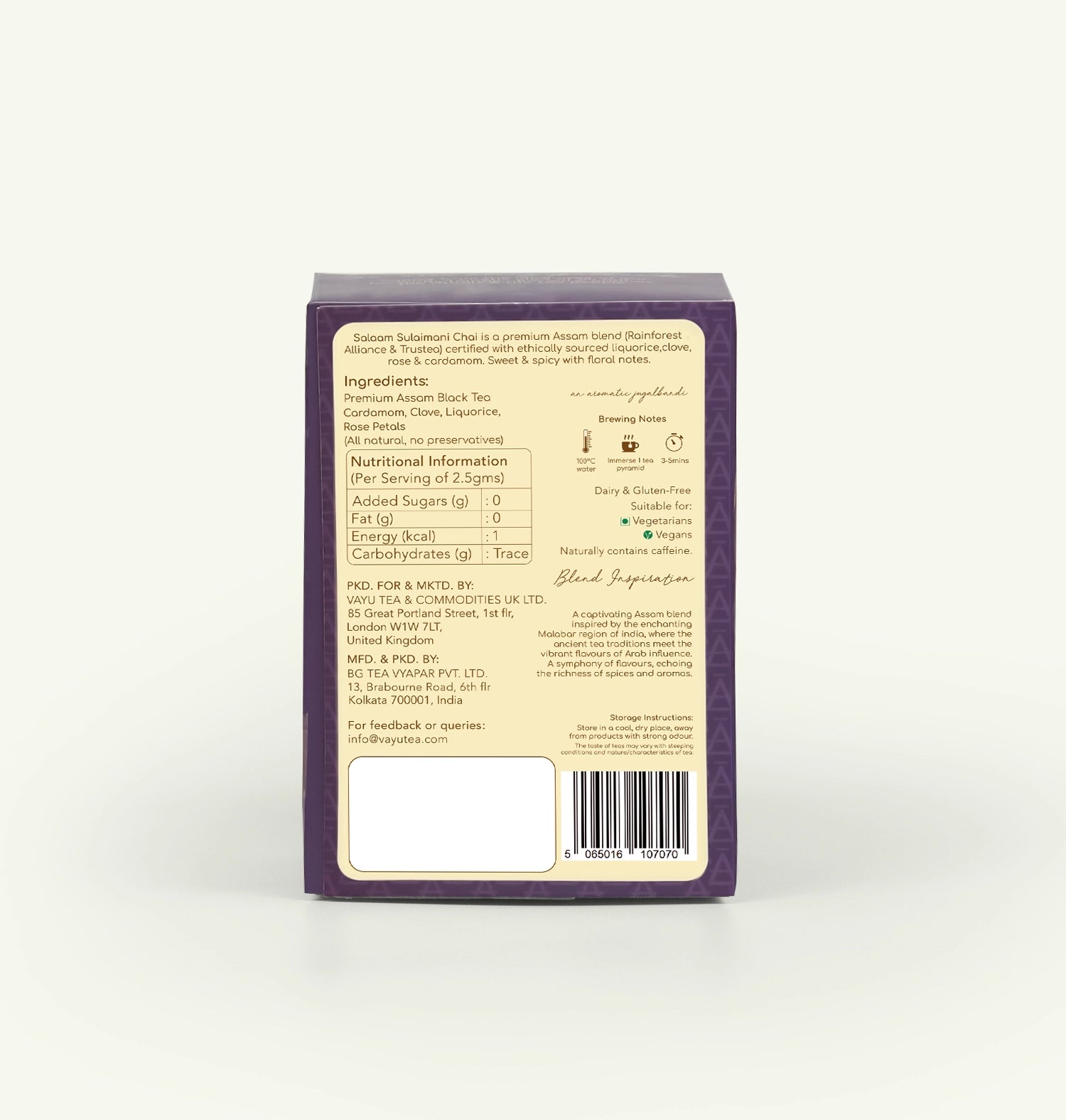 Salaam Sulaimani (Cardamom, Clove, Liquorice & Rose)