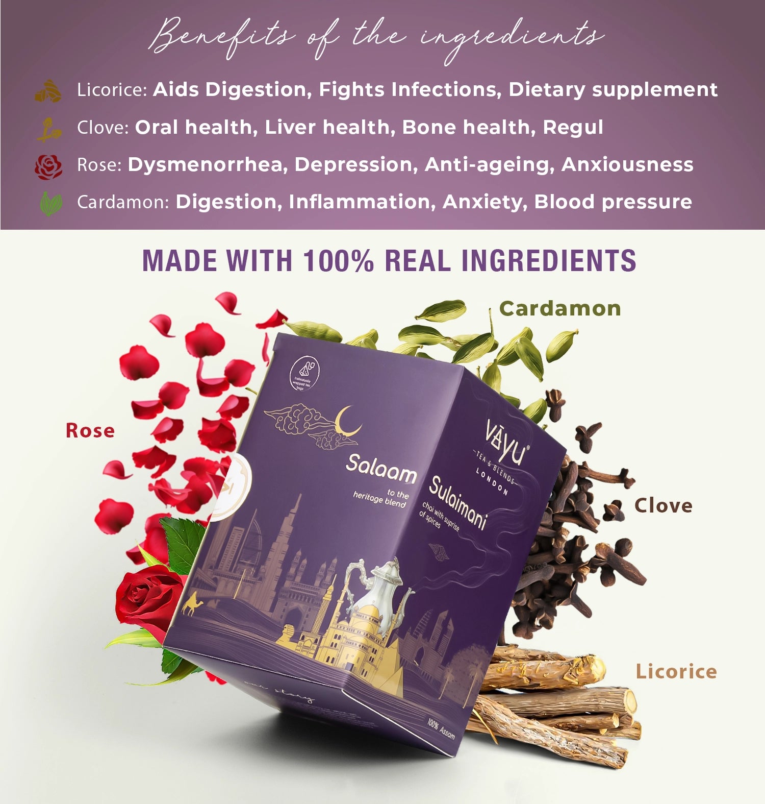 Salaam Sulaimani (Cardamom, Clove, Liquorice & Rose)