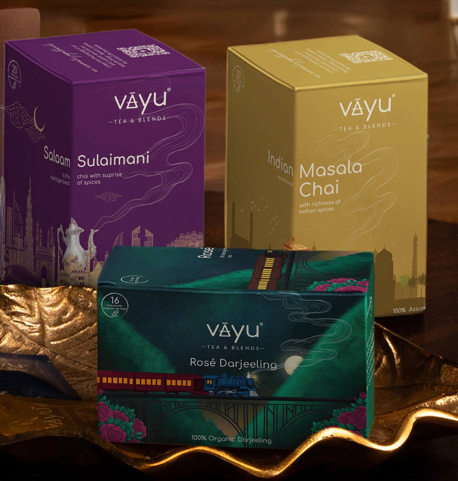 Vayu's Asia Tour (Combo Pack, Tea Bags)