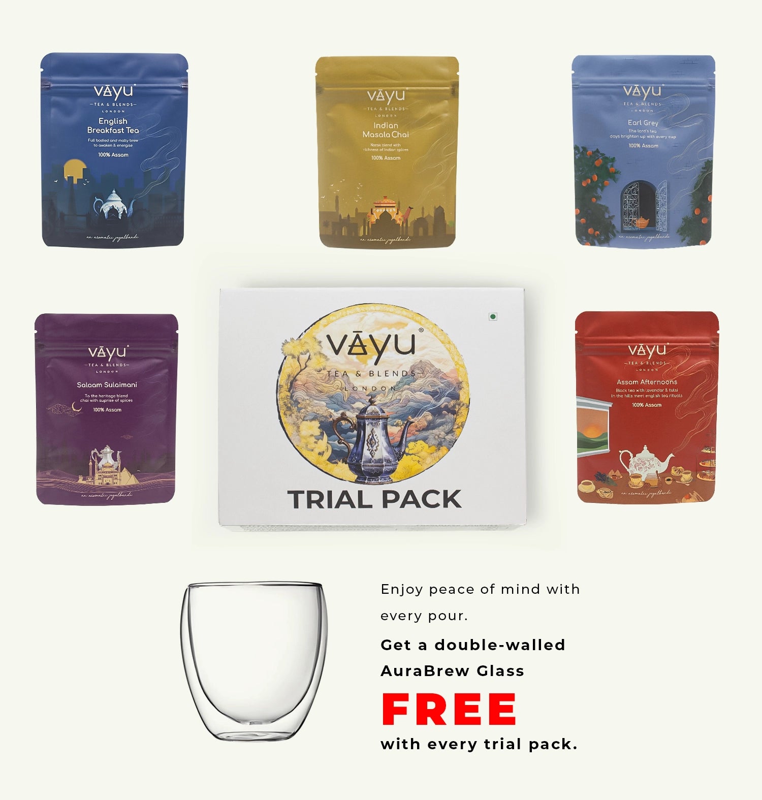 Vayu’s Trial Pack (Loose Tea)
