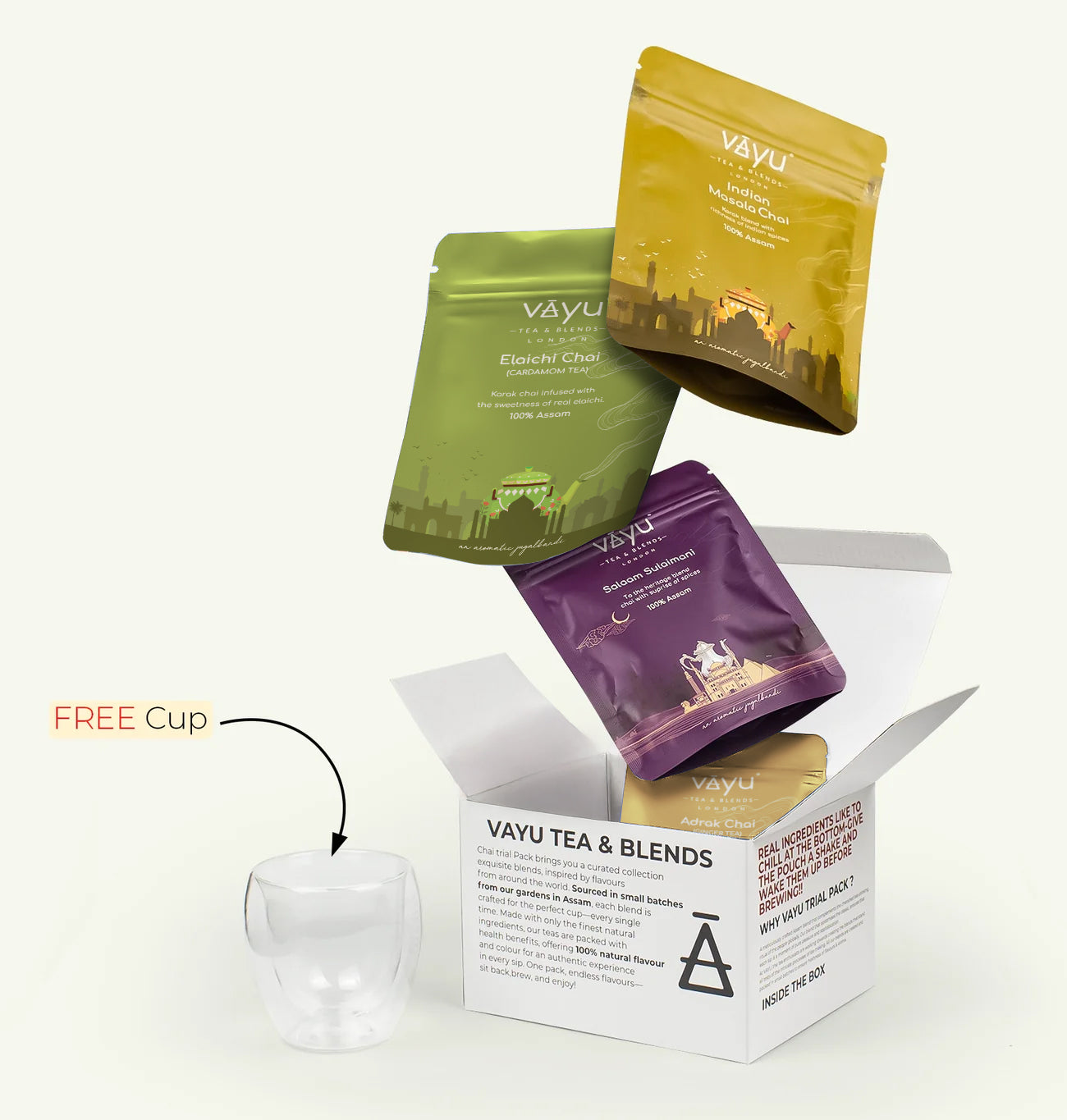 Vayu’s Spice Tea Trial Pack (Loose Tea)