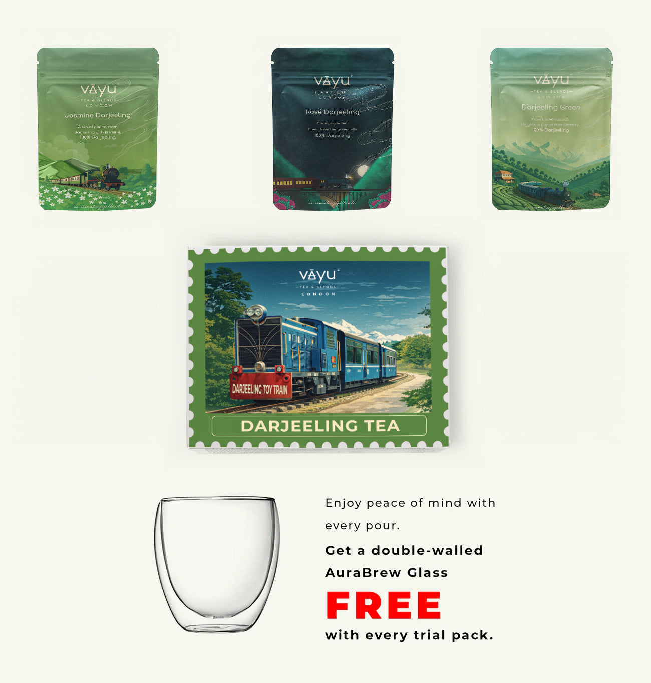 Vayu’s Darjeeling Tea Trial Pack (Loose Tea)