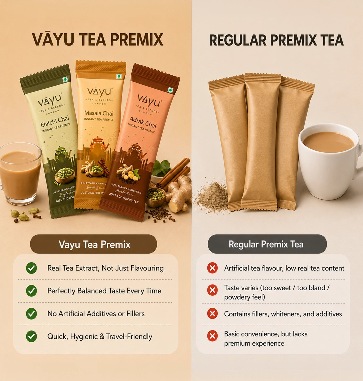 Trio Pack Tea Premix 30 Sachets