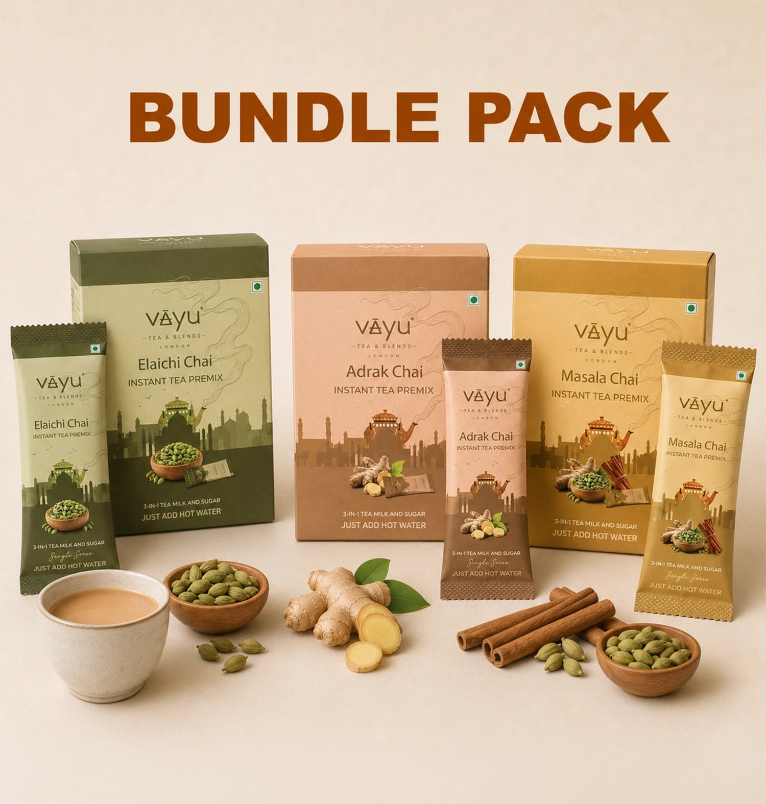 Trio Pack Tea Premix 30 Sachets
