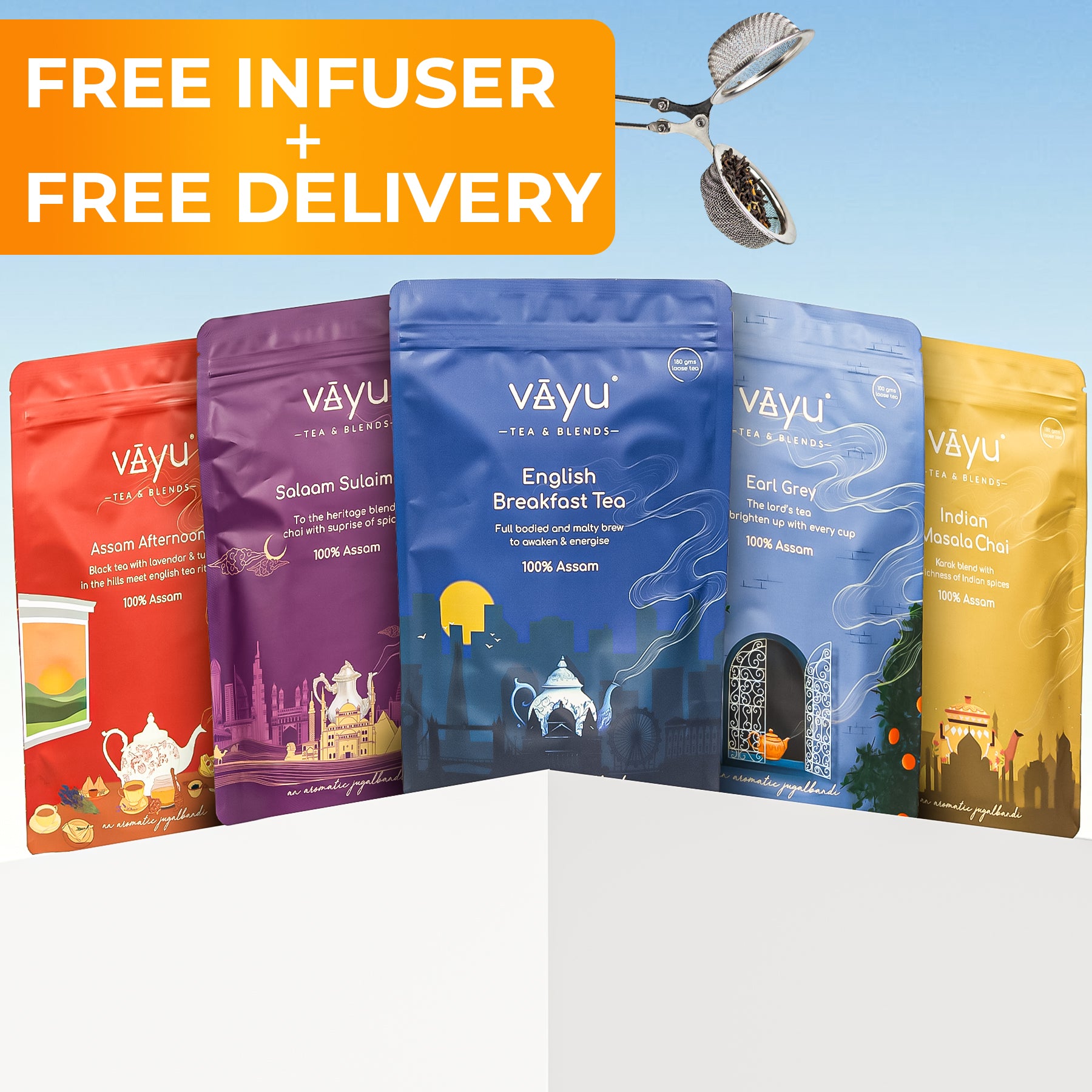 Build Your Own Loose Tea Bundle – Any 3 for ₹999