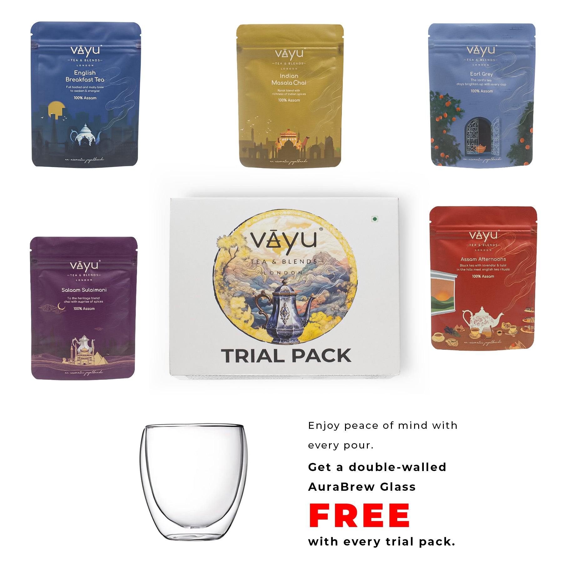 Vayu’s Trial Pack (Loose Tea)